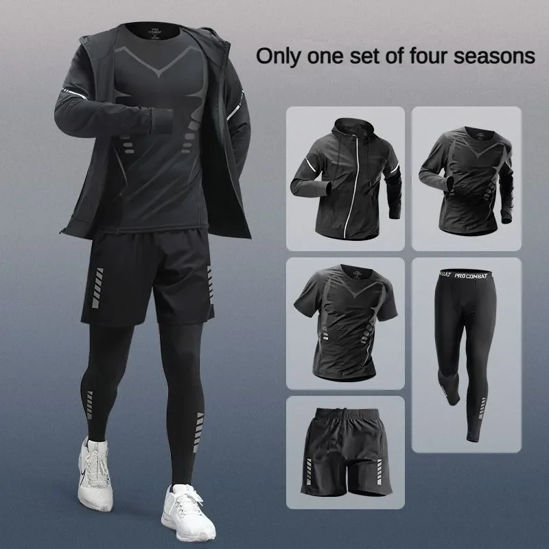 Cycling Gear For Men - Multi Size 3-7Pcs Men Light Ice