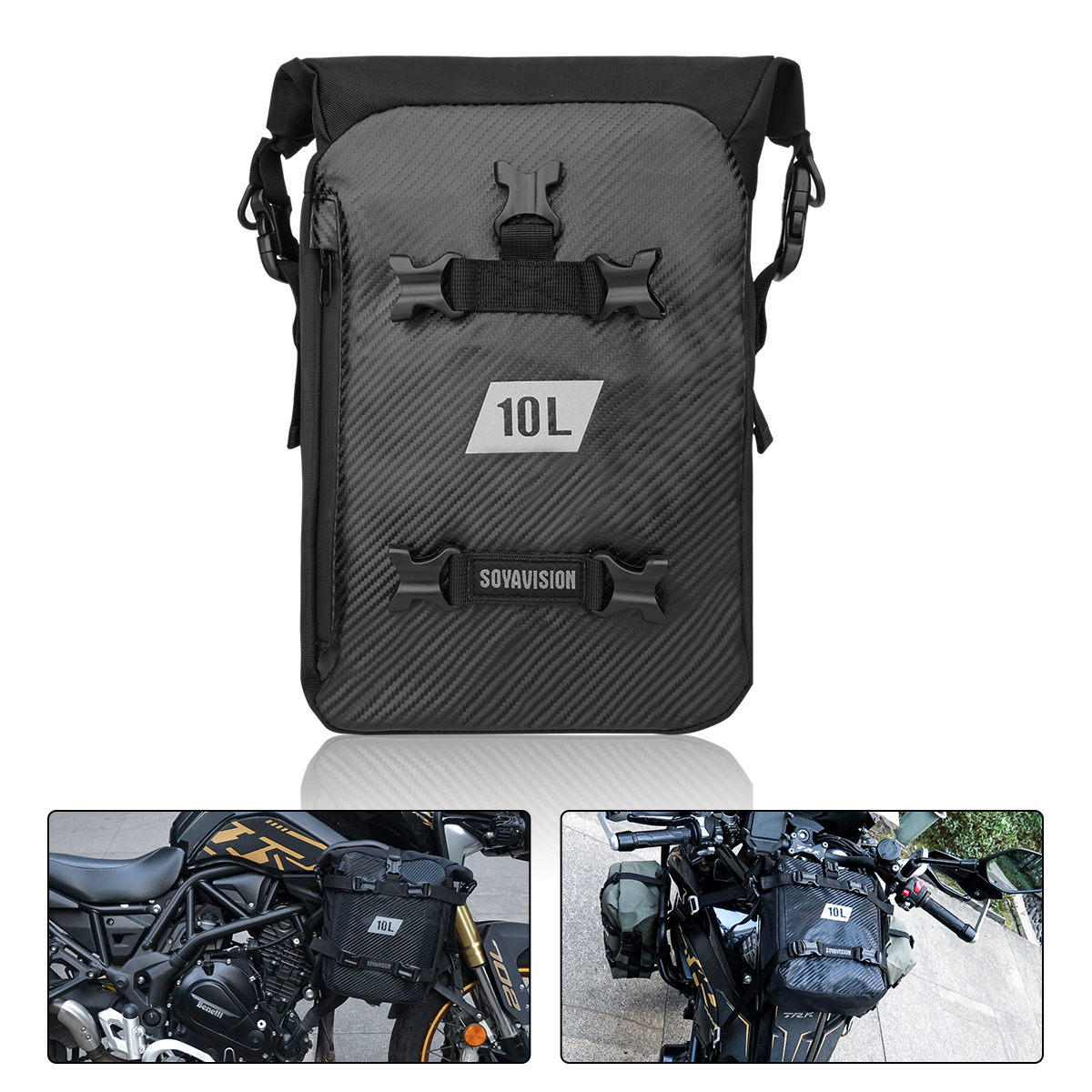 Cycling Backpack - Waterproof Crash Bars Bag Motorcycle Bumper