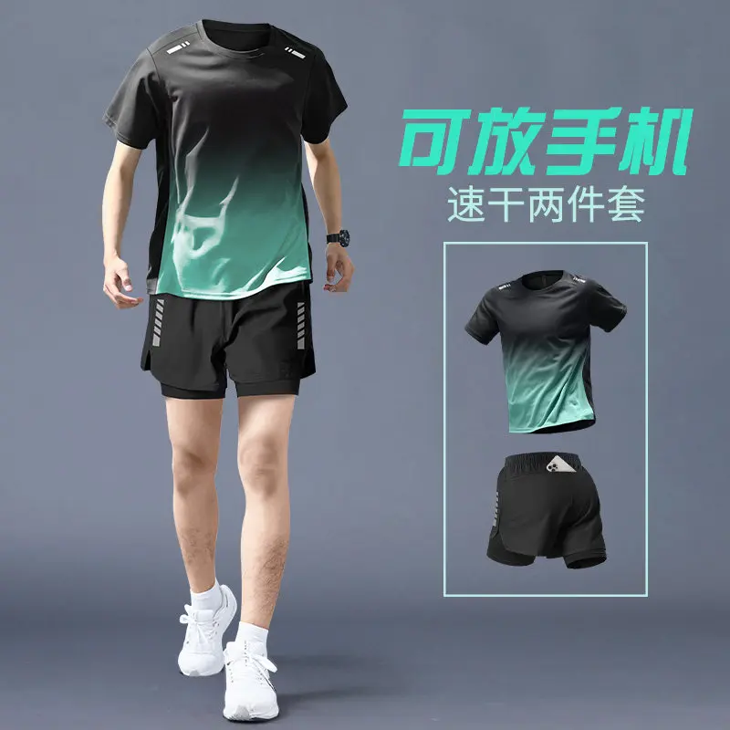 Men's Pro Running Set - Quick  - Cycling Gear For Men 리뷰 및 가격