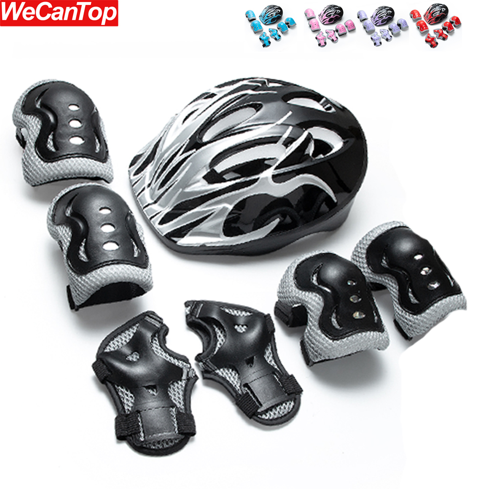 7PCS Kids Helmet Knee Elbow Pa - Cycling Gear For Kids 리뷰 및 가격