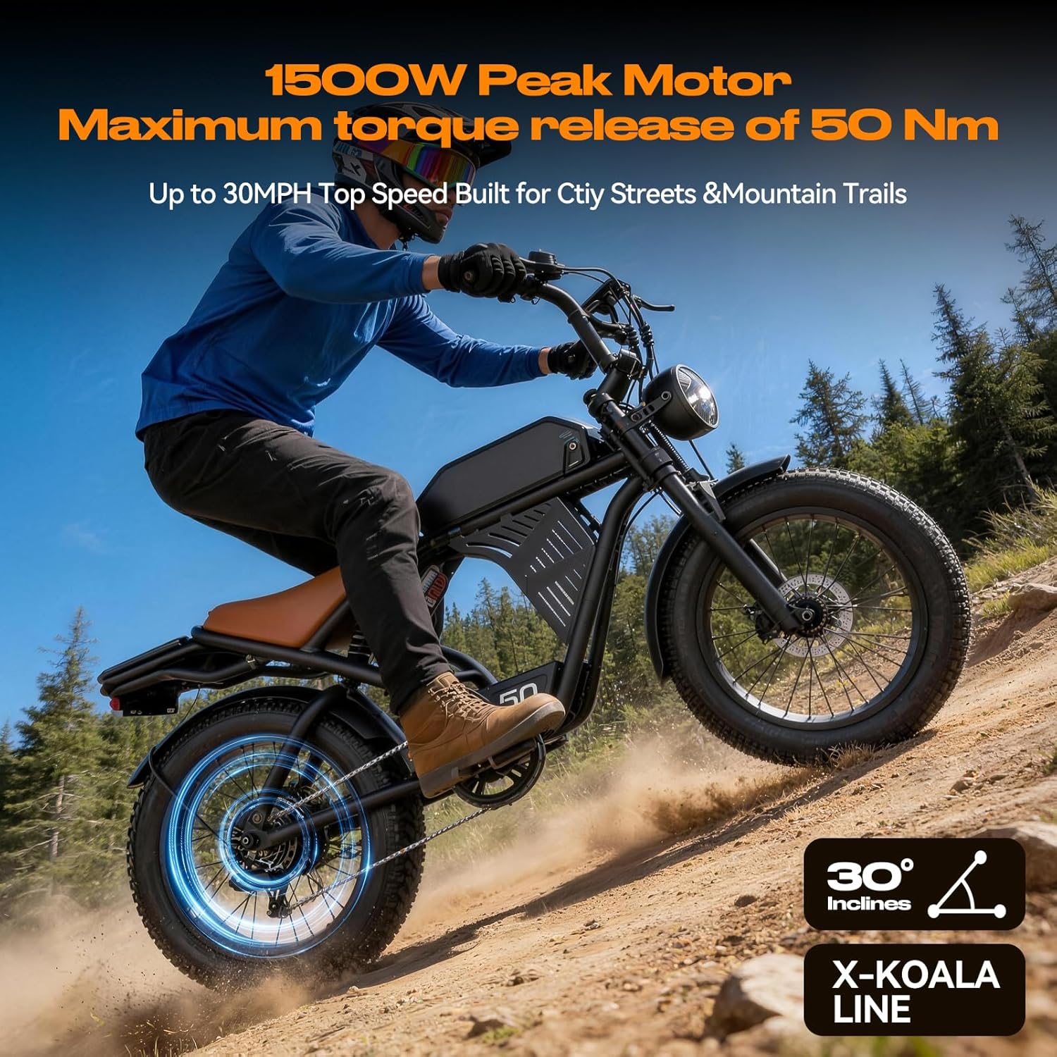 2500W Peak Electric Dirt Bike  - Road Bike Tire 리뷰 및 가격