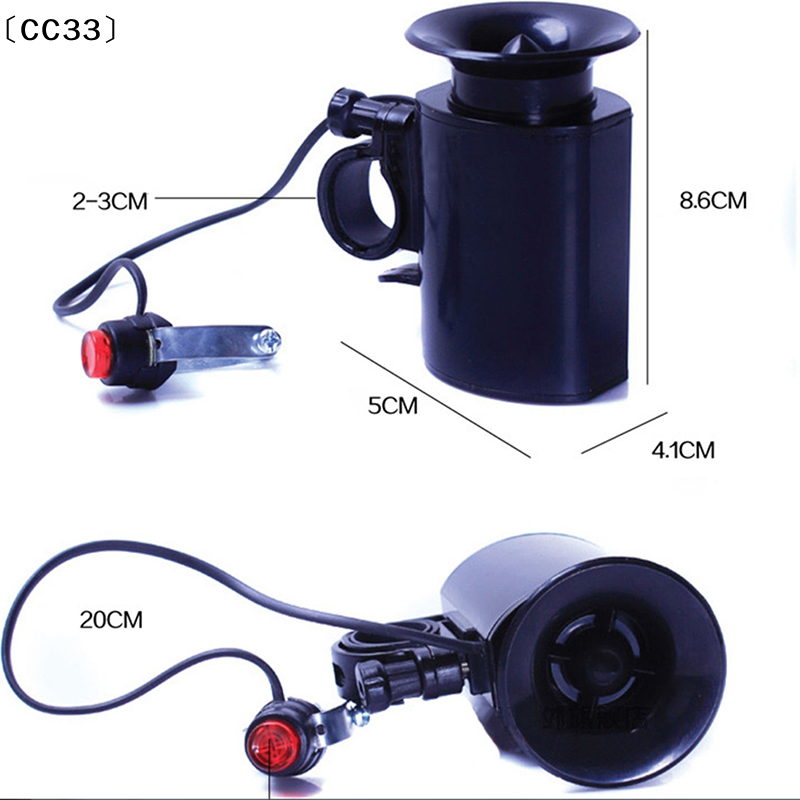 Bicycle Horn Electronic Black  - Bike Bell 리뷰 및 가격