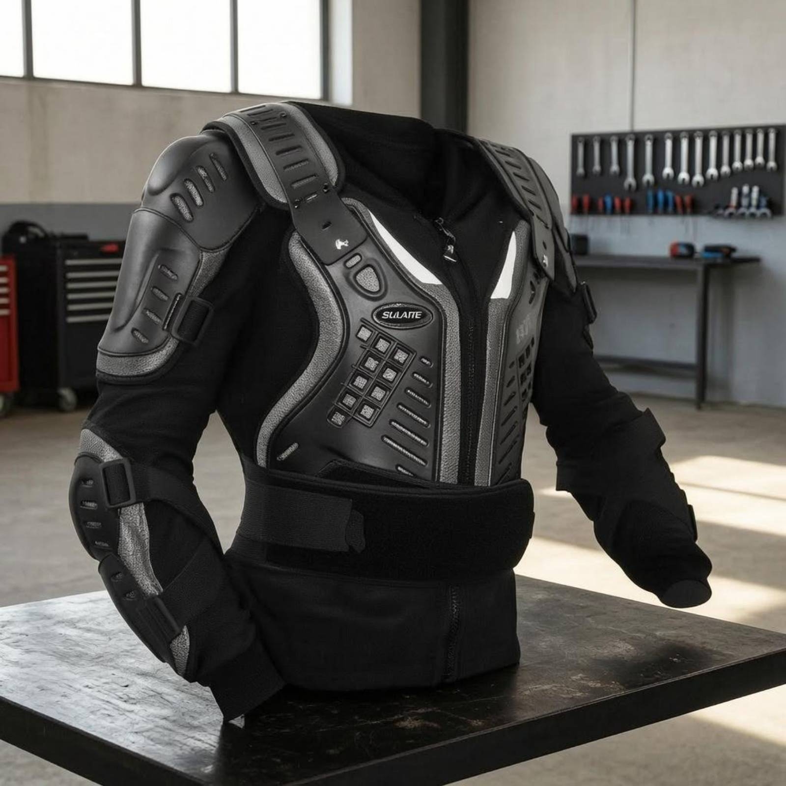Motorcycle Protective Jacket H - Cycling Gear Black 리뷰 및 가격