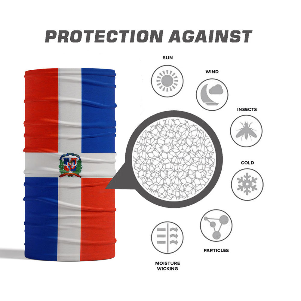 Dominica National Flag Bandana - Cycling Gear For Men 리뷰 및 가격
