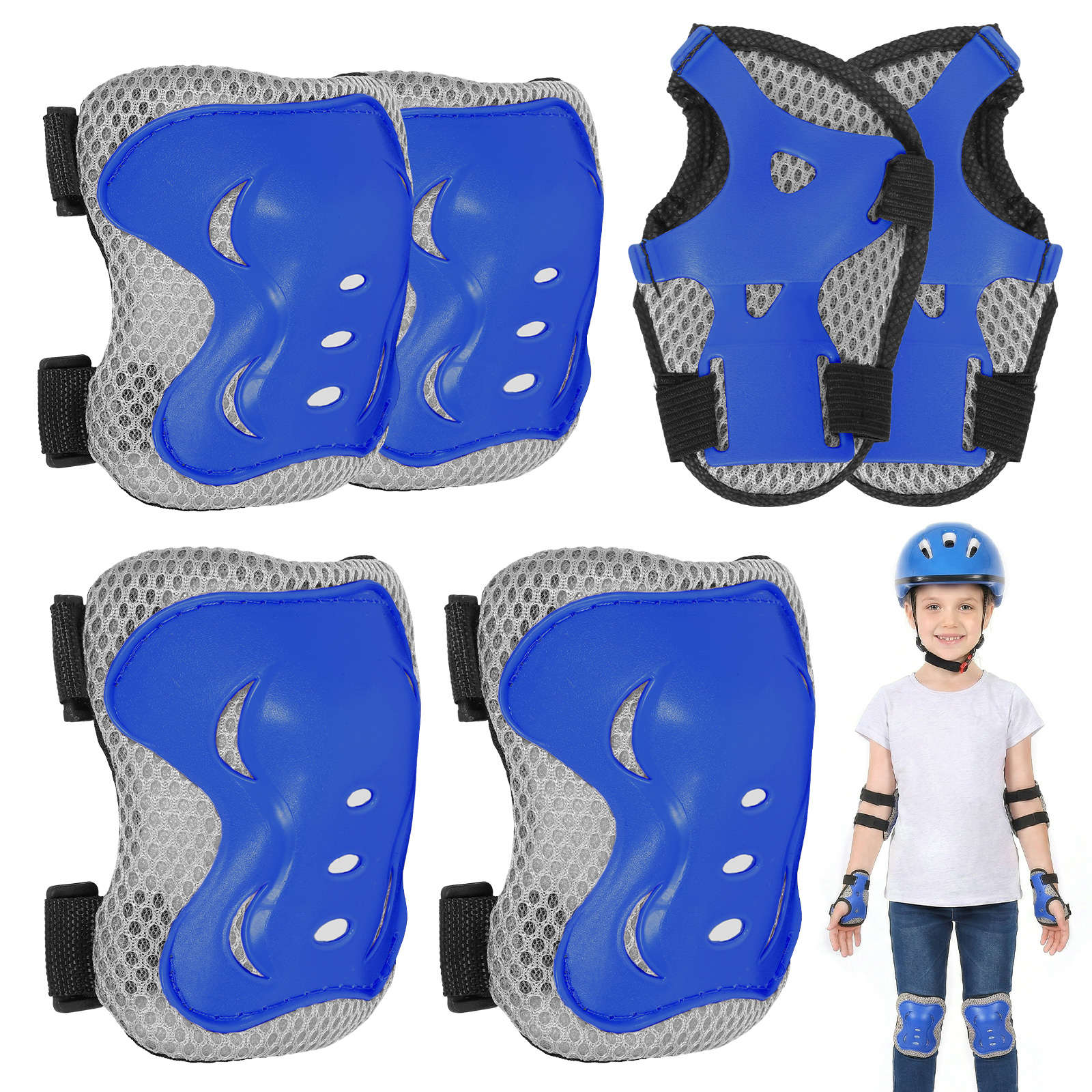 6 in 1 Knee Pads and Elbow Pad - Cycling Gear For Kids 리뷰 및 가격