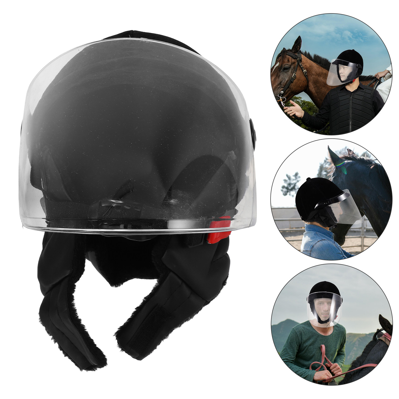 Equestrian Black Fabric Full H - Cycling Gear Black 리뷰 및 가격