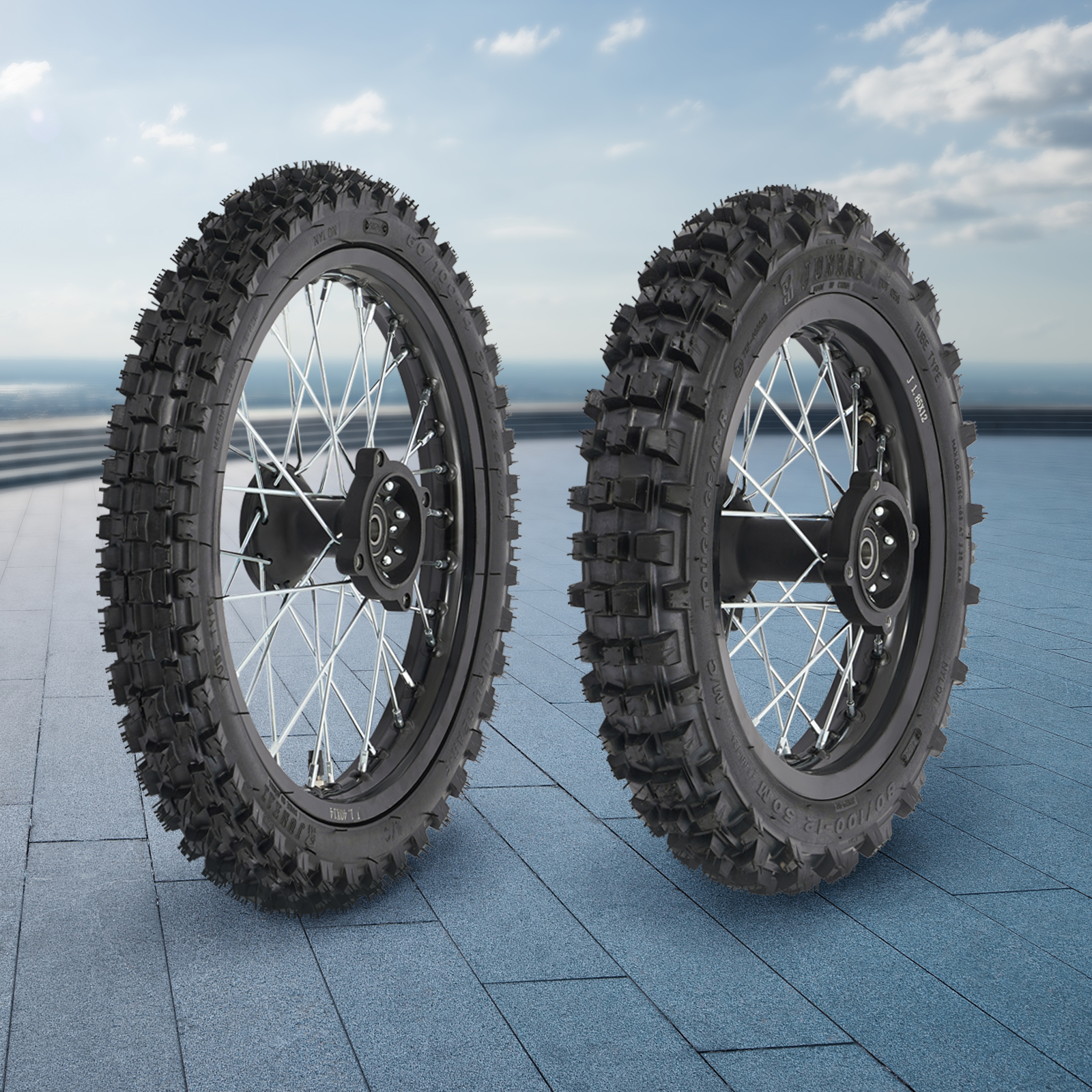 Front&Rear Wheel Set, 80/100-1 - Road Bike Tire 리뷰 및 가격