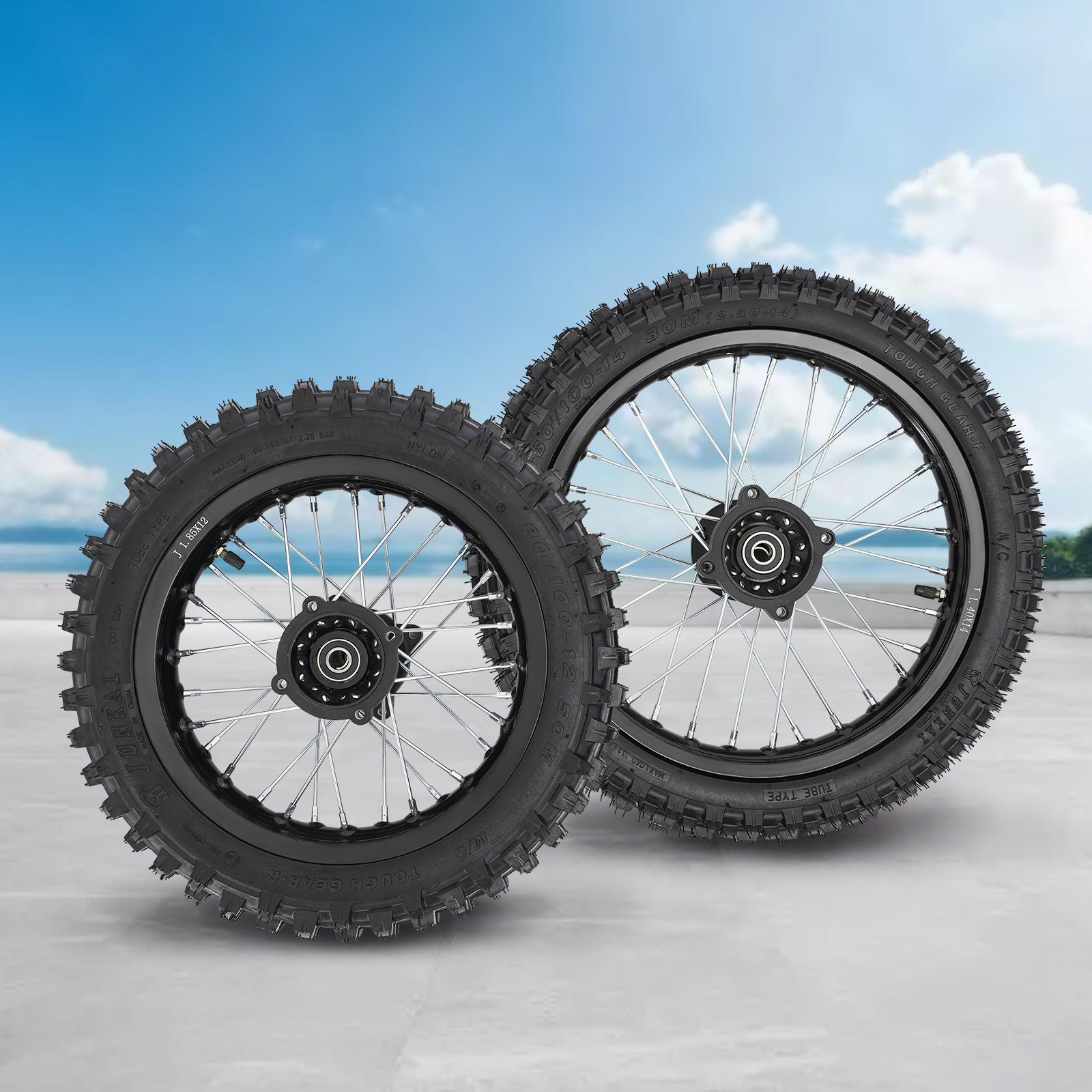 Front&Rear Wheel Set, 80/100-1 - Road Bike Tire 리뷰 및 가격