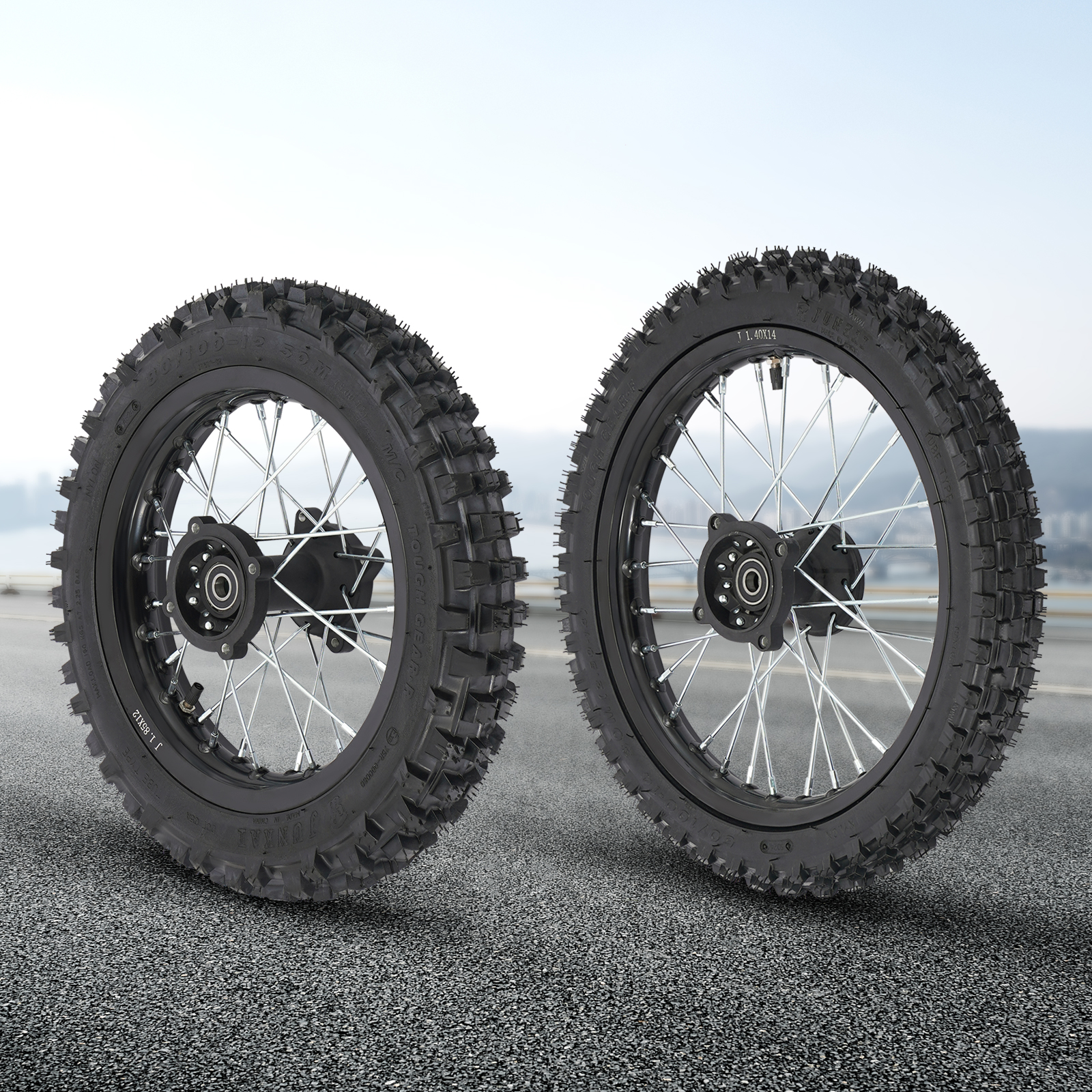 Front&Rear Wheel Set, 80/100-1 - Road Bike Tire 리뷰 및 가격