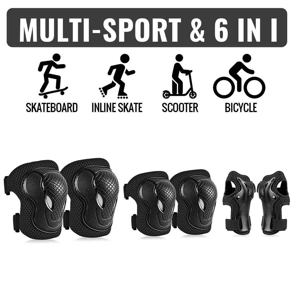 GOMOREON 6Pcs/Set Kids Safety  - Cycling Gear For Kids 리뷰 및 가격