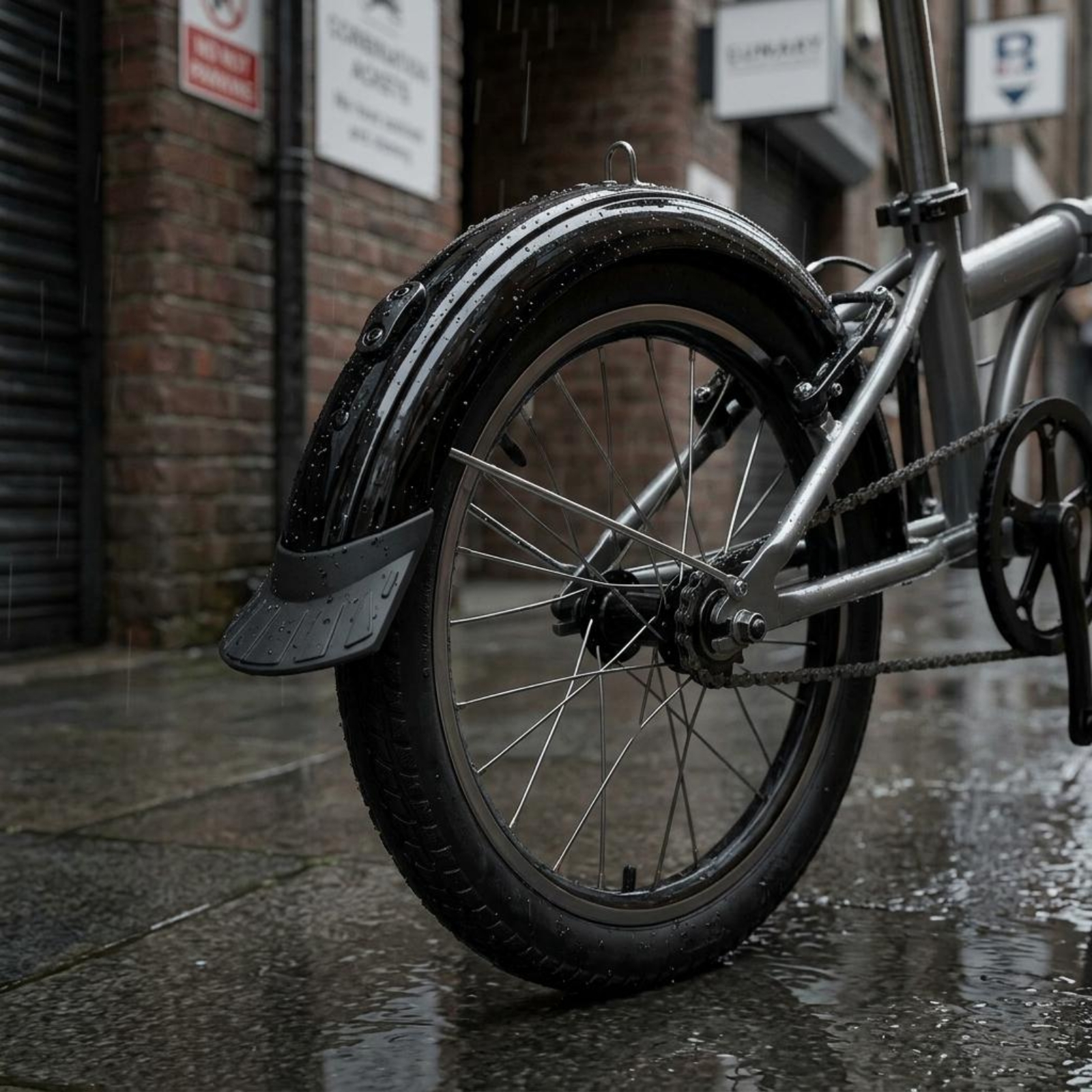 2 Pieces 16-Inch Bike Mudguard - Cycling Gear Black 리뷰 및 가격