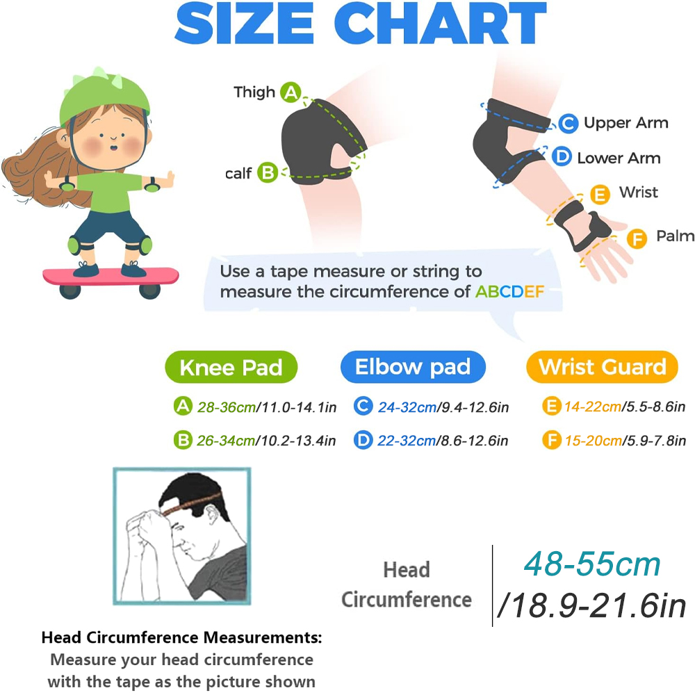 7Pcs Kids Bike Helmet,Toddler  - Cycling Gear For Kids 리뷰 및 가격