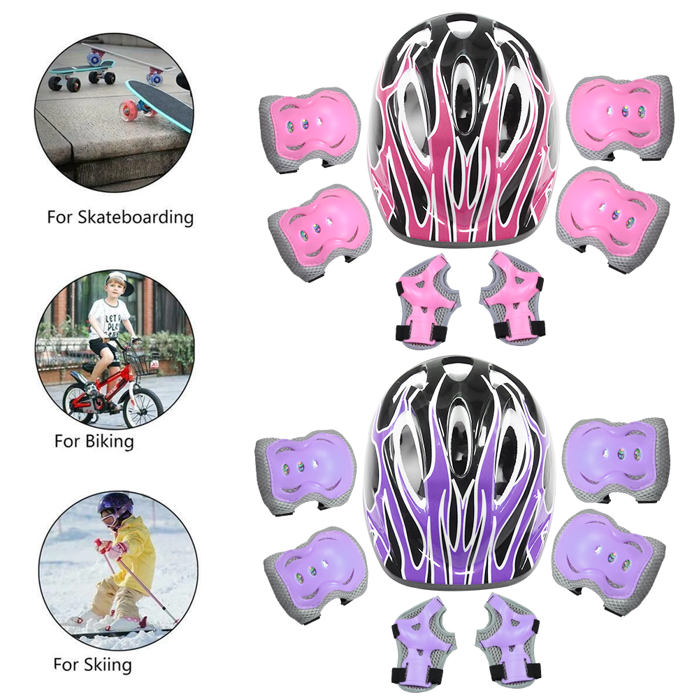 7Pcs Kids Bike Helmet,Toddler  - Cycling Gear For Kids 리뷰 및 가격