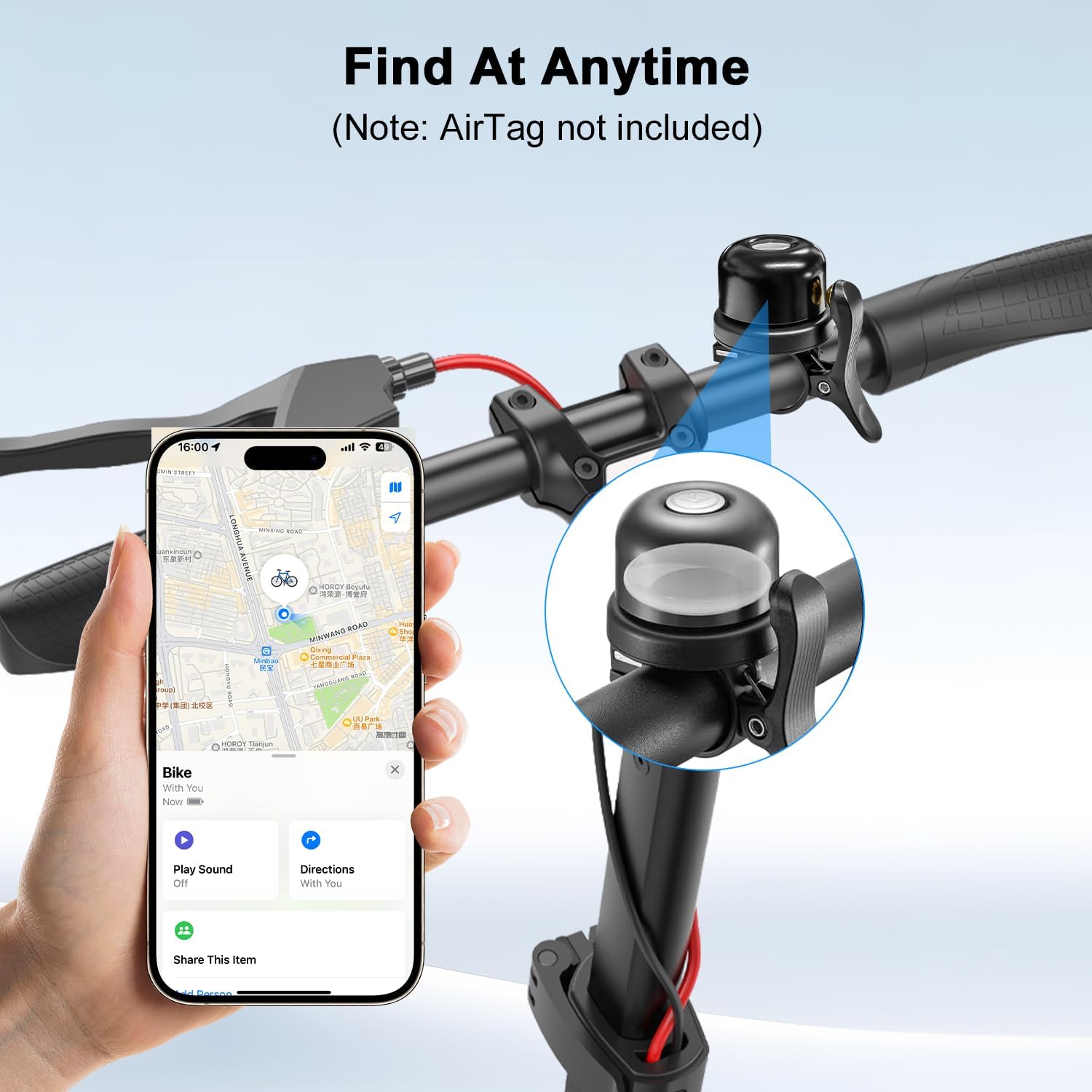 Bike Bell for Apple AirTag Hid - Bike Bell 리뷰 및 가격