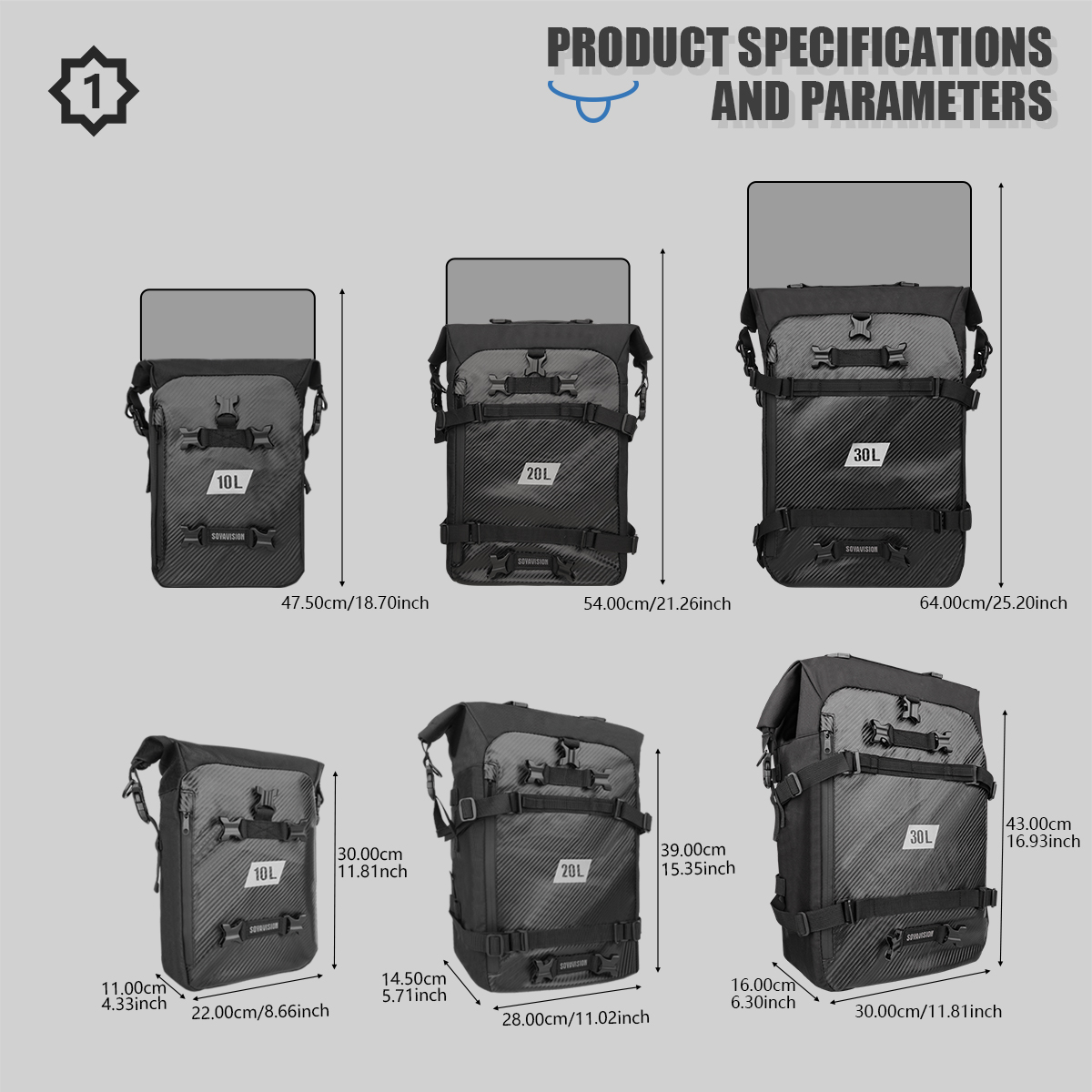 Waterproof Crash Bars Bag Moto - Cycling Backpack 리뷰 및 가격