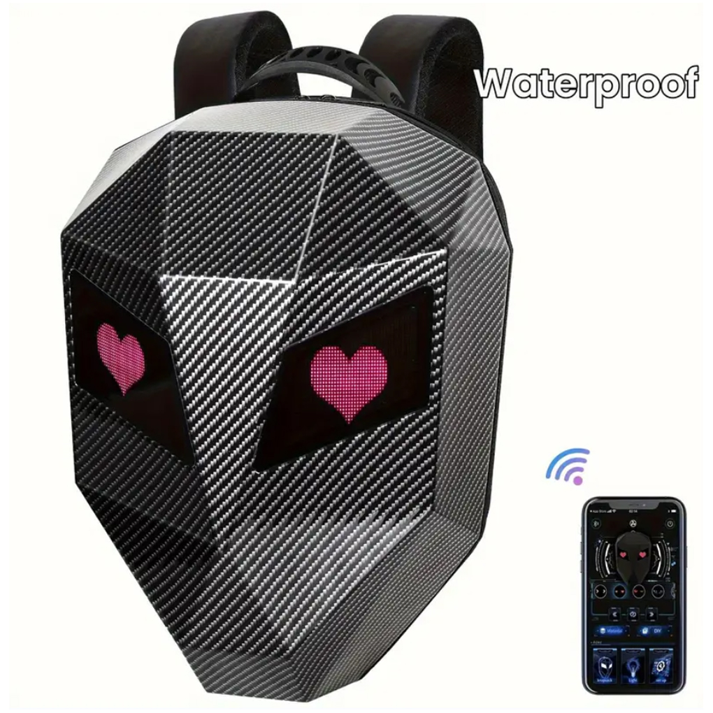 LED Backpack For Man PVC Hard  - Cycling Backpack 리뷰 및 가격
