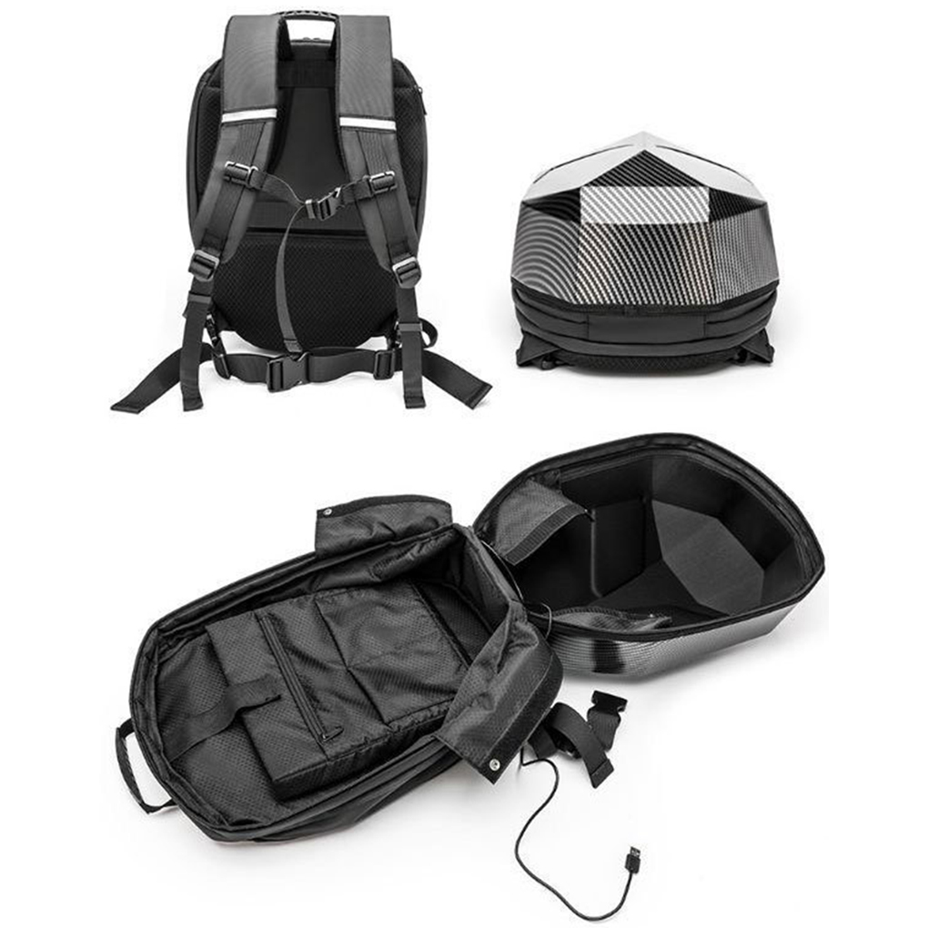LED Backpack For Man PVC Hard  - Cycling Backpack 리뷰 및 가격