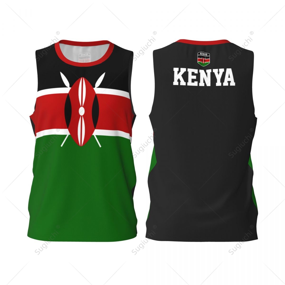 Kenya Flag Men Basketball Spor - Cycling Gear Kenya 리뷰 및 가격