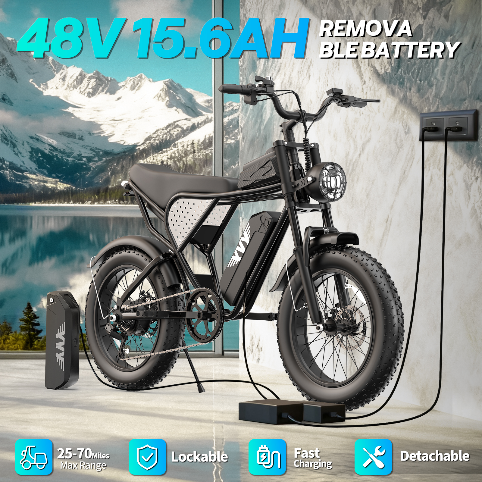 YVY K20 Lite 1200W Electric Bi - Road Bike Tire 리뷰 및 가격