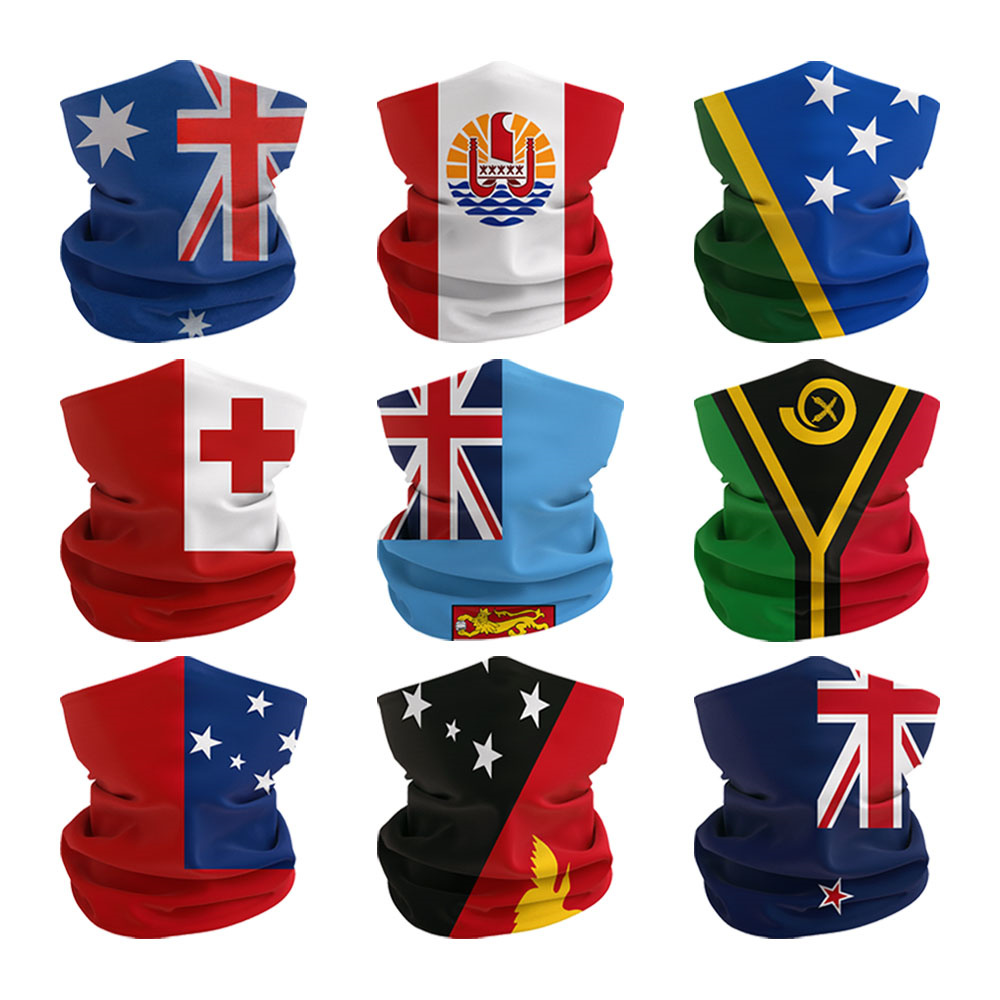 Oceania National Flags Face Ba - Cycling Gear Australia 리뷰 및 가격